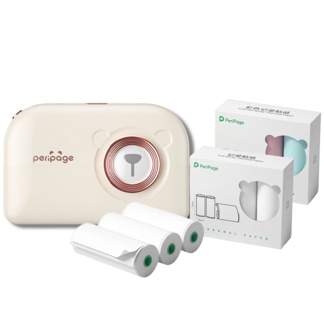 PeriPage® A3X + 6 Rolos de Papel PeriPage Brasil